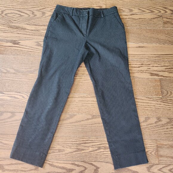 Talbots hampshire black ankle pants with white polka dot – size 6 petite - Picture 2 of 12